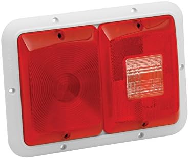 Bargman 30-84-540- Taillight #84 Recessed Double Horizontal Red, Backup - White Base