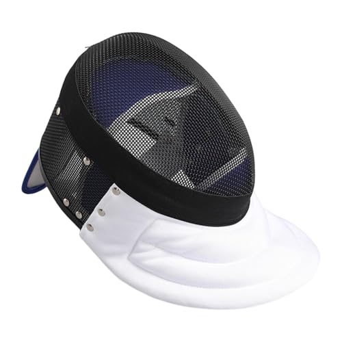 perfk Maschera da Scherma Attrezzatura Traspirante Forniture per Allenamento Universale Protezione Leggera Casco Pratico e Confortevole Staccabile, M