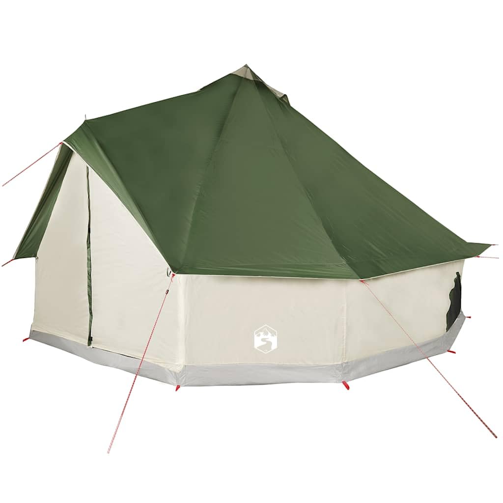 Homgoday Tipi-Familienzelt 6 Personen Campingzelt Familienzelt Tipi-Zelt, Tipizelt Zelt Trekkingzelt Zelt für Camping Reise Trekking Garten Grün Wasserdicht Sport & Freizeit