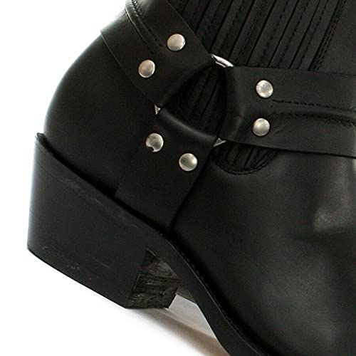 Grinders Renegade Lo Black Mens Cowboy Boots4