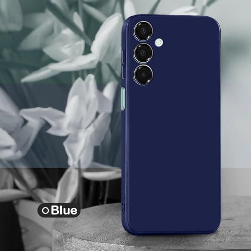 Image of Back Cover for Samsung Galaxy A16 5G / A16 4G | Full Camera Protection | Premium Liquid Silicon Case | Flexible Bumper Case for Samsung Galaxy A16 5G / A16 4G (Dark Blue)