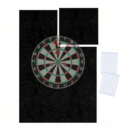 Protection de cible de fléchettes Relaxdays pour des soirées jeux sans abîmer vos murs