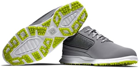 FootJoy Men's Superlites XP Golf Shoe, Grey/Lime, 10.5 | Image 5