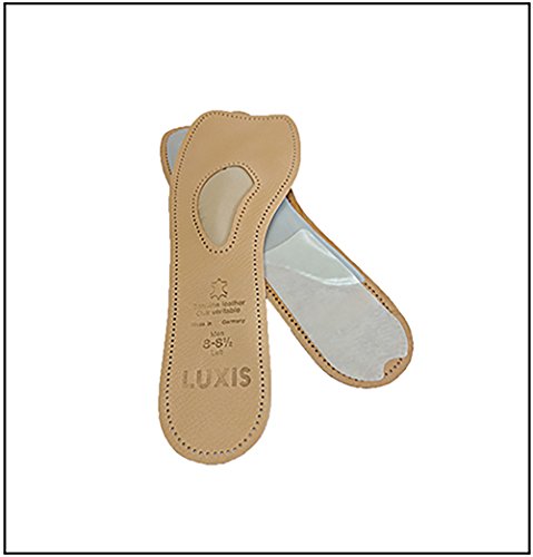 Luxis Plantillas Ortopédicas de Cuero para Hombre Talla 10 miniatura 2