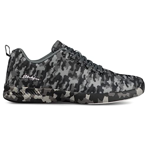 KR Strikeforce mens Athletic Bowling Shoes, Grey Camo, 10 US