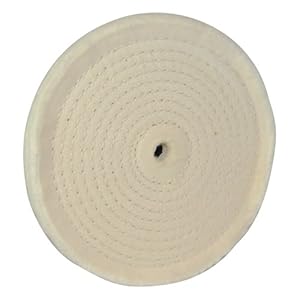 Silverline 105888 spiraalvormig gewatteerde katoenen polijstschijf 150 mm