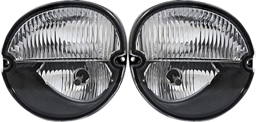 Compatible with Pontiac Grand Prix Fog Lights Lamps Set 2004 2005 2006 2007 2008 Driver and Passenger Side