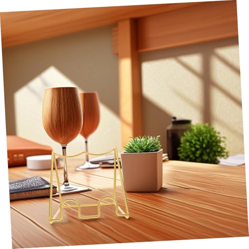 Soporte de metal para botellas de vino de encimera miniatura 7