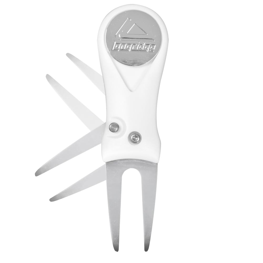 Longridge EZE Auto Golf Pitchfork - White