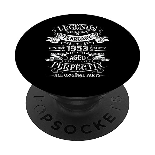 Leyendas nacieron en febrero de 1953 regalo de cumpleaños PopSockets PopGrip Intercambiable