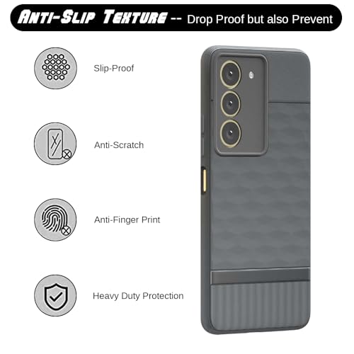 Image of Shockproof Case for Realme 14x 5G / P3x 5G / Narzo 80x 5G / 80 Lite 5G | Full Camera Protection | TPU Flexible Back Cover for Realme 14x 5G / P3x 5G / Narzo 80x 5G / 80 Lite 5G (Graphite Grey)