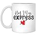 Nowość kubek ceramiczny 325 ml biały kubek gorący bałagan ekspres biały kubek do kawy zabawny nowość kubek do kawy dla mamy na Dzień Matki urodziny lub Boże Narodzenie