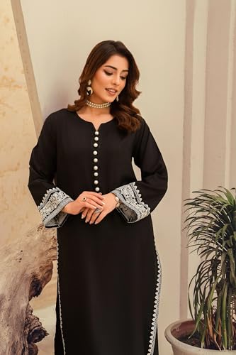 Image of Faiz TEXTLE Women Embroidered Kurta Set |Viscose Rayon Printed A Line Kurta with Palazzo Set | Women Ethnic Wear Dress| Indian Casual Office Daily Summer Outfit