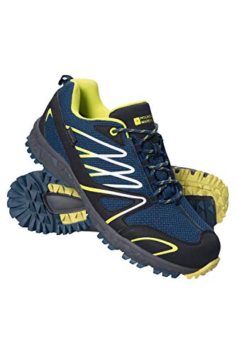 Preisvergleich Produktbild Mountain Warehouse Enhance Wasserfeste Laufschuhe für Herren - Atmungsaktive Freizeitschuhe, weiche Wanderschuhe, strapazierfähige Herrenschuhe - Schuhe für den Alltag Petrolblau 46