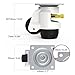 HOLKIE Leveling Casters with Ratchet Handle Design Casters Set of 4 Total Capacity 2600 Lbs Heavy Duty Industrial Casters with Adjustable Leveling Pads (TD80)