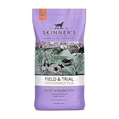 Skinner’s Field & Trial Maintenance Plus – Complete Dry Adult Dog Food, For Less Active Dogs, Contains Joint Aid, 15kg