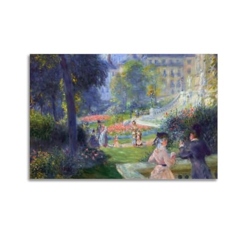Toile neutre de luxe Place de la Trinite : valorisez un mur vide avec ce poster d'art moderne