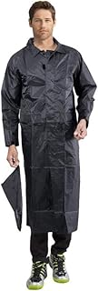 cool dealzz Men's's Polyester Long RainCoat with Adjustable Hooded-picture-26