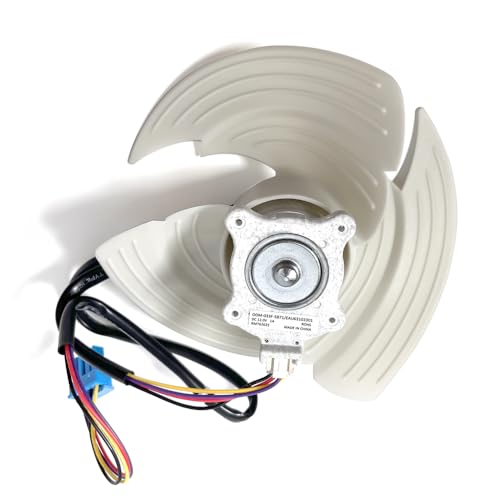 Compatible with LG and Kenmore Refrigerator, EAU63103301 Condenser Fan Motor for Cooling System Circulation, DC 12V 4-Pin Replaces EAU63103302 AP6235485 4509126 and RFD3410A102A