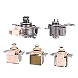 4F50N AXODE AX4S AX4N Transmission Solenoid Kit 5pcs Tcc Epc Compatible with Ford 1997-up