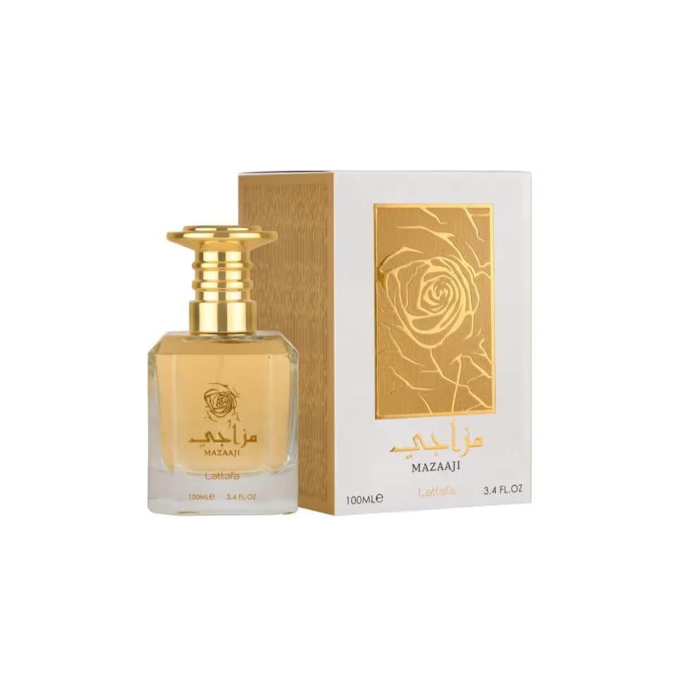 Lattafa Mazaaji for Unisex Eau de Parfum Spray, 3.4 Ounce : Amazon