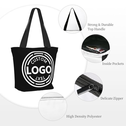 Bulk Custom Tote Bags con Logo para Mujeres miniatura 5