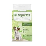 LIL' SQUIRTS Bamboo Training Pads 50 Count