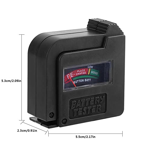 Batterietester Batterieprüfer AAA AA C D 9V Knopfzellen, Batterie/Akku Tester