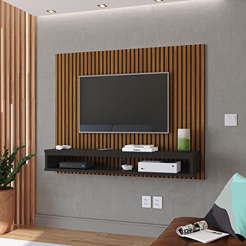 Estante Painel Suspenso TV 32 36 39 40 42 46 47 50 Polegadas Nicho Decorativo Prateleira Parede Quar