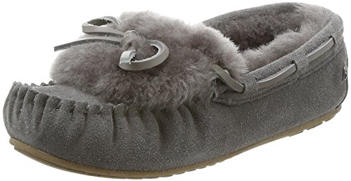 [エミュー] モカシン Amity Cuff レディース Charcoal US W6(23