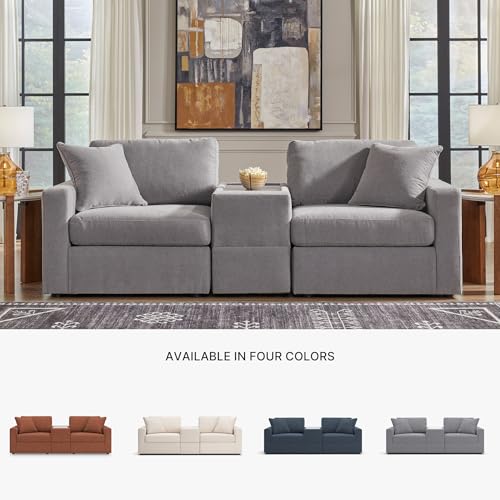 Image of Signature Design by Ashley Modmax 3-Piece Modular Sectional, Granite