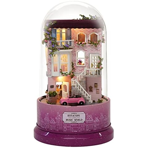 Spilay DIY Dollhouse Kit with Music Cover