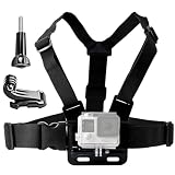 Chest Harness Mount Strap Compatible with Gopro Hero 13 12 11 10 9 8 7,AKASO EK7000 Brave 4 7,DJI Osmo,ODDV,Dragon Touch,WOLFANG,Camlance,Icefox Action Camera Accessories,Adjustable Chesty Body Mount