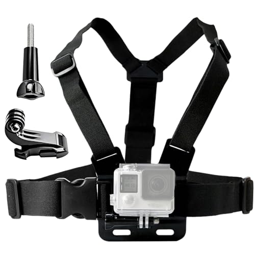 Chest Harness Mount Strap Compatible with Gopro Hero 13 12 11 10 9 8 7,AKASO EK7000 Brave 4 7,DJI Osmo,ODDV,Dragon Touch,WOLFANG,Camlance,Icefox Action Camera Accessories,Adjustable Chesty Body Mount Chest Harness Mount Strap Compatible with Gopro Hero 13 12 11 10 9 8 7,AKASO EK7000 Brave 4 7,DJI Osmo,ODDV,Dragon Touch,WOLFANG,Camlance,Icefox Action Camera Accessories,Adjustable Chesty Body Mount
