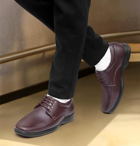 Image of Men's Faux Leather Lace Up Formal Shoes | Office Shoes