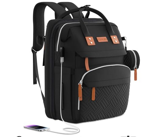 Image of ISMGN Diaper Bag Backpack with Changing Station, Large Diaper Bag, Baby Bag, Multifunctional Diaper Bag, Black