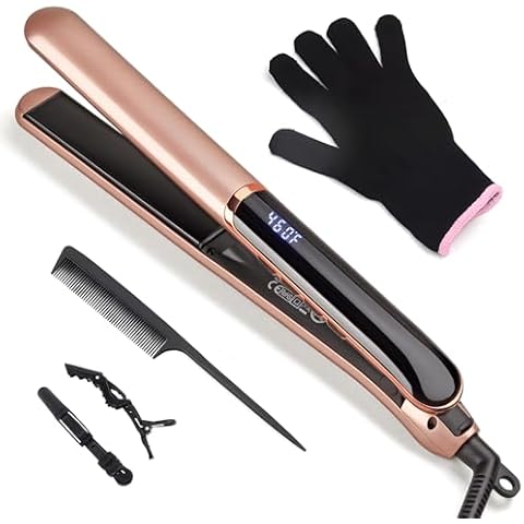 JAETON Flat Iron with Adjustable Temperature Cover