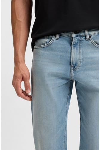 Boss Para Hombre. 50514237 Jeans Maine Bc Azul (36/32), Casual, AlgodóN, Denim - 5
