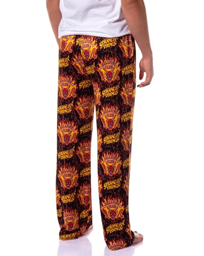 Stranger Things Pants Men's Hellfire Club Adult Lounge Sleep Pajamas4