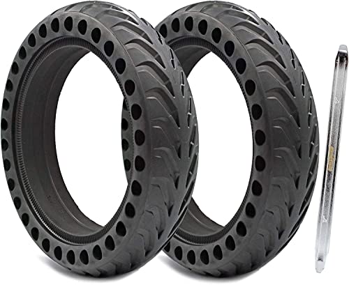 G.V.SHOP® 2 Pz Ruote Monopattino Elettrico 8,5 per Xiaomi M365/PRO2/1S, Gomme Piene Monopattino 8.5 x 2, Ruote Piene...