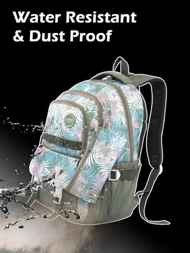 Image of Lavie Sport Foliage Laptop Backpack | 36 Liters | Fits Upto 16 Inch | Laptop Compatiable | Rain Cover | Gift for Boys & Girls