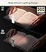Gritin Book Light Rechargeable, Eye Caring 3-Color & 5-Brightness Clip on LED Reading Light for Books in Bed- Stepless Dimming, Long Lasting, Compact Size Flexible Book Lamp for Bookworms