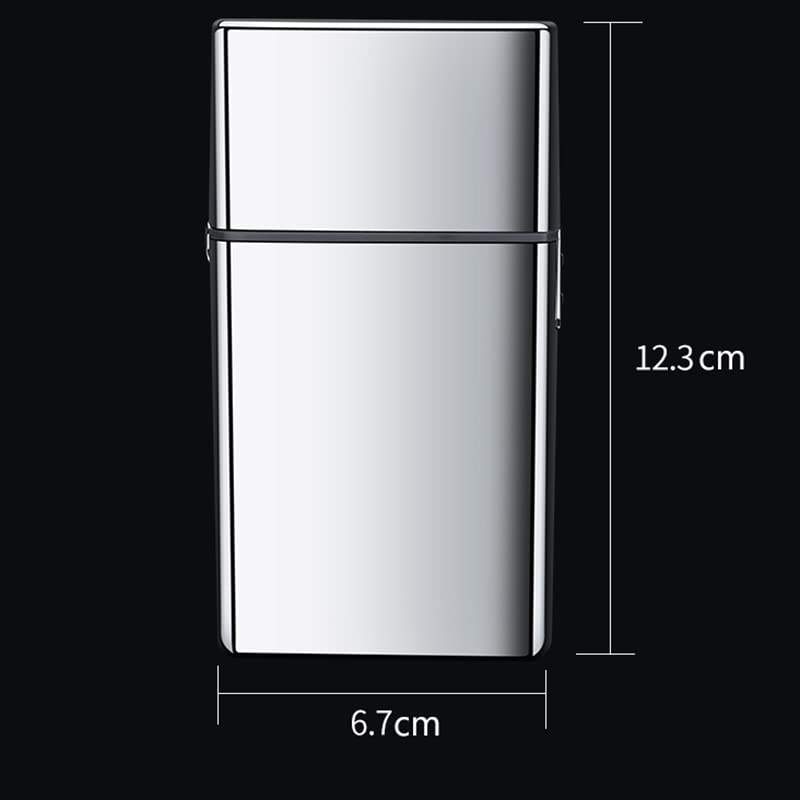 Miniatura 7 de Afeitadora para hombre, carcasa de metal inalámbrica, lavable, máquina de afeitar eléctrica para el cabello, máquina de afeitar eléctrica recargable