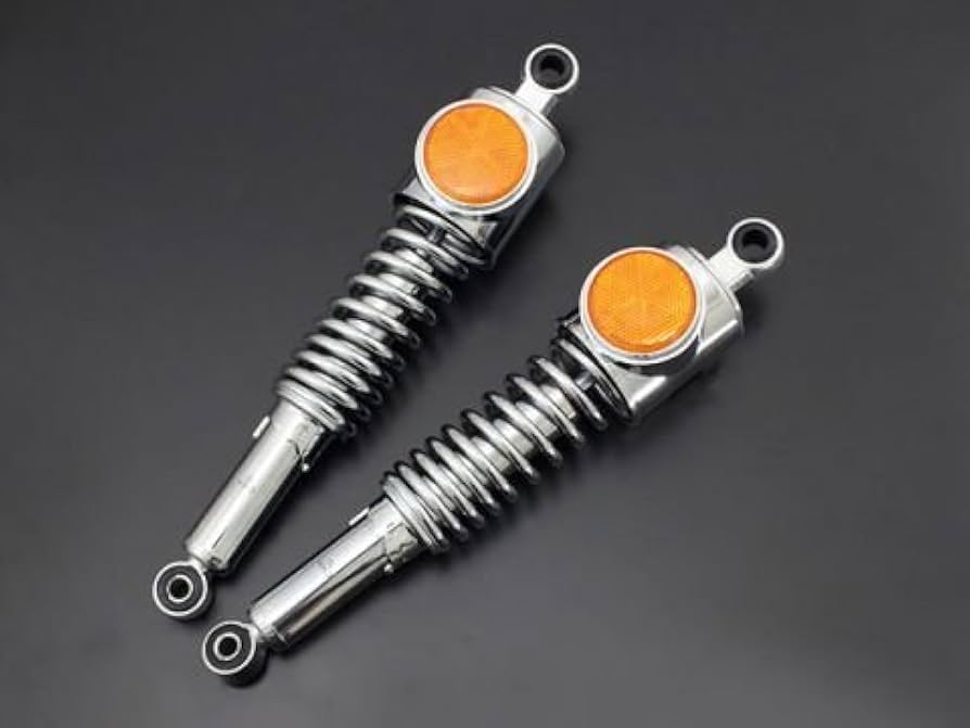 Amazon | PMC 強化型 リアショック クロームメッキ オレンジ Z1・900