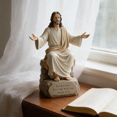 Estatua Cristo con Brazos Abiertos de Resina miniatura 2