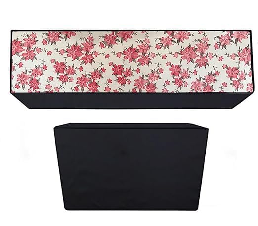 MEESHFLIP Split Ac Cover With Indoor and Outdoor Unit for 1.5 Ton Capacity Water Resistance & DustProof pink pati (B0CHMYTMJJ) Amazon Price History, Amazon Price Tracker