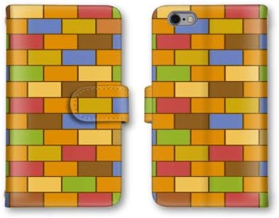 Amazon Co Jp ノーブランド品 Iphone6 Plus スマホケース 手帳型 ブロックデザイン カラフル スマホカバー かわいい おしゃれ 携帯カバー アイフォン6 プラス ケース 家電 カメラ