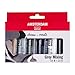 Produktbild Amsterdam Standard Series Acrylfarben Grautöne Set, 6 x 20 ml, hochwertige Pigmente, vielseitige Farben, lichtecht, dauerhafte Formel, perfekte Balance in Grautönen.