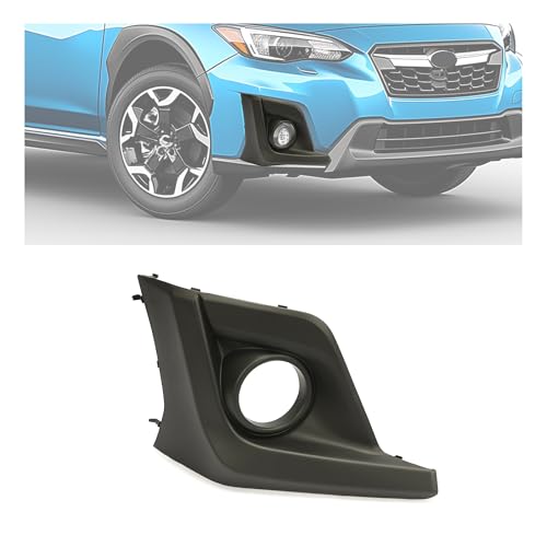 Kojem Right Fog Light Bezel Compatible with 2018-2020 Subaru Crosstrek Replacement for 57731FL082 Driving Lamp Trim Cover W/Fog Light hole (Passenger Side Right RH)