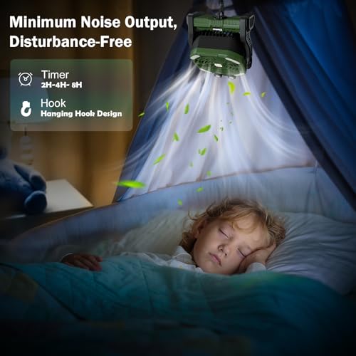 Large-Camping-Fan-with-Mister-Rechargeable-Long-Lasting-Portable-Battery-Powered-Water-Misting-Fan-Table-Fan-14000mAh-26000mAh-RGB-Lights-Timer-Power-Supply-For-Outdoor-Emergencies